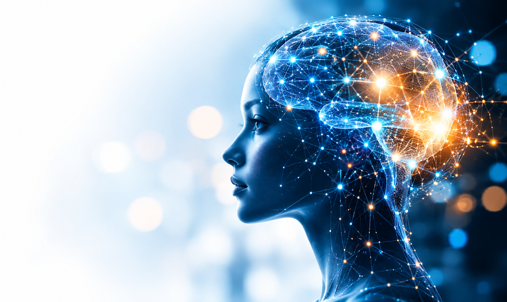 Abstract artificial intelligence visualization