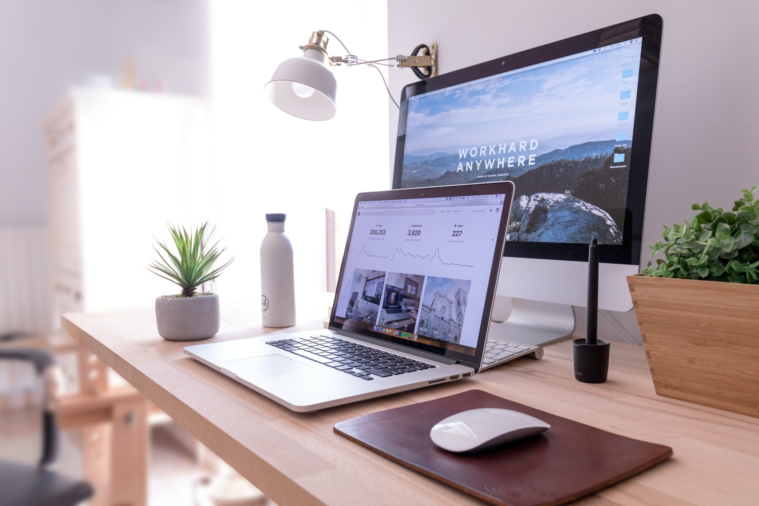 A welcoming workspace ready for a conversation